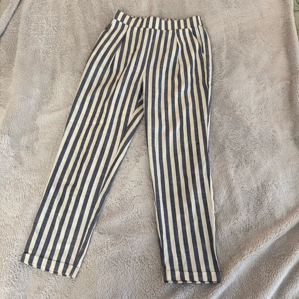 Stradivarius Linen Blend Pants